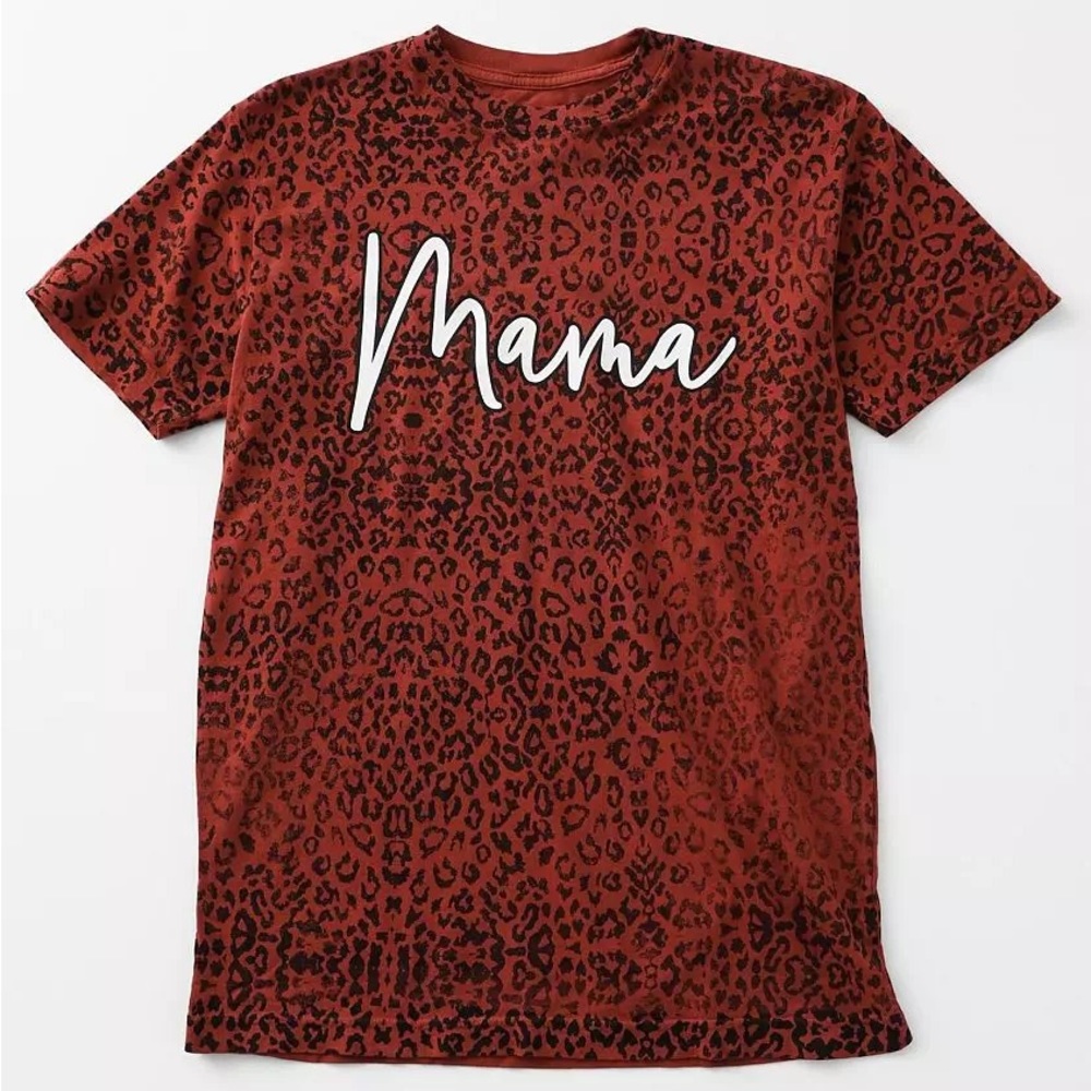 NWOT Women’s American Highway Mama Leopard T-Shirt